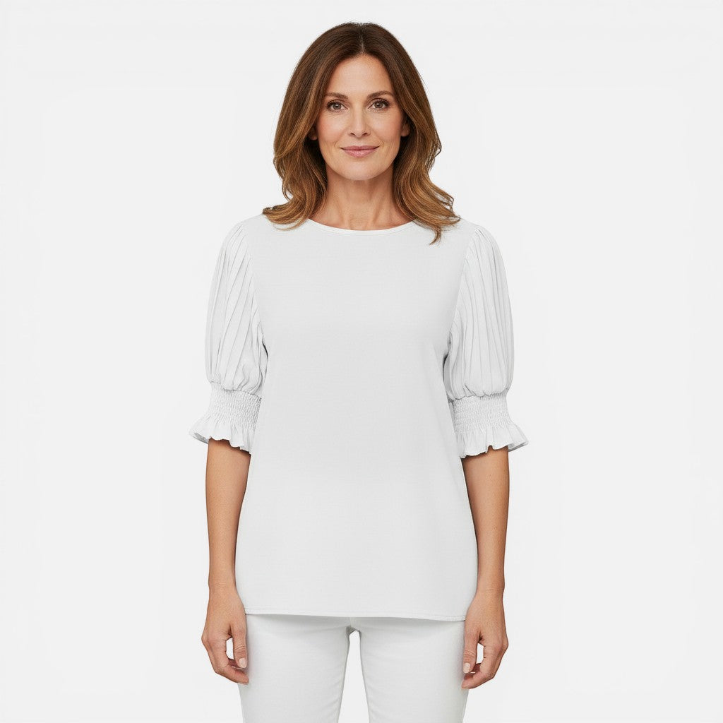 Laurior | Blouse élégante en mousseline pour femmes, idéale pour le bureau