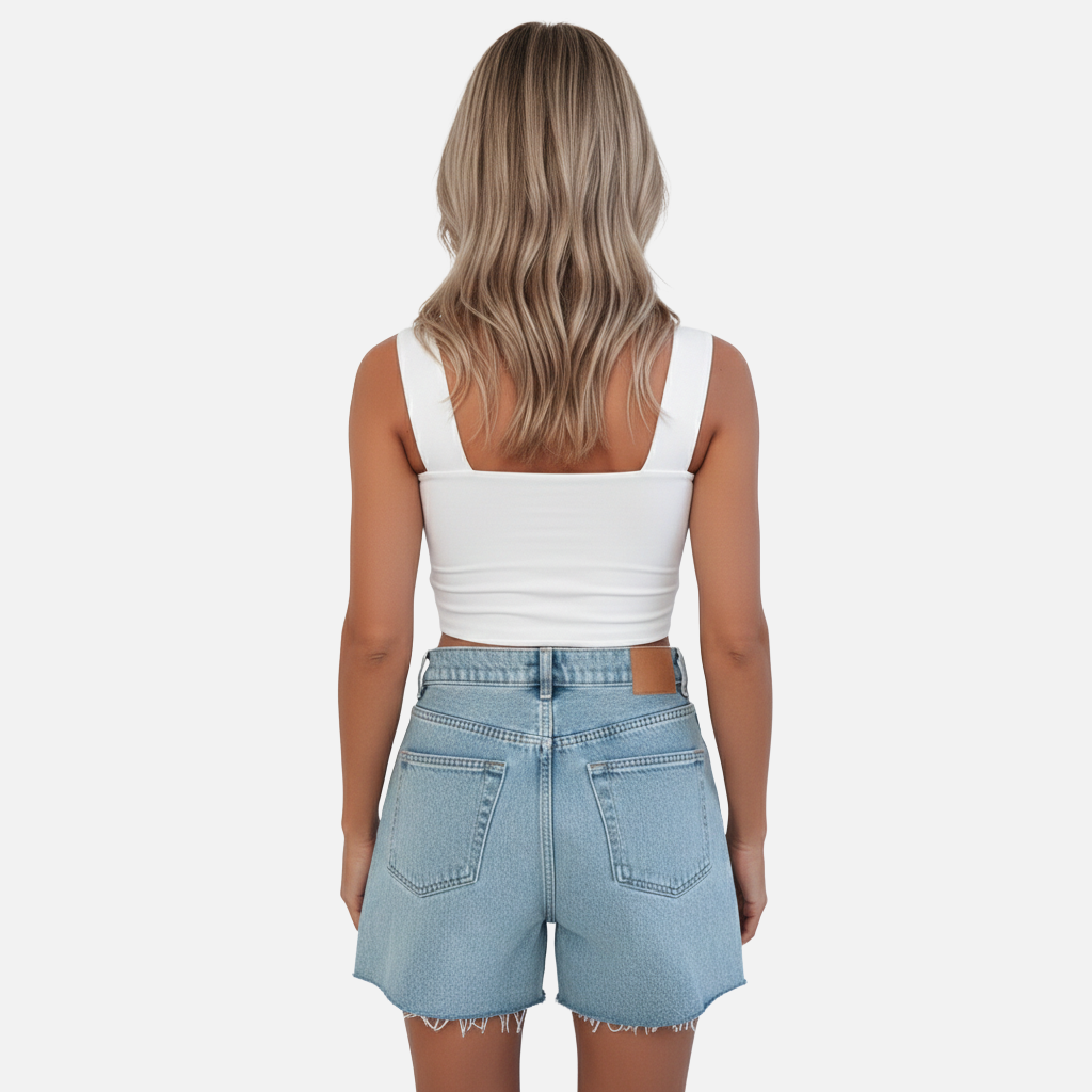 Laurior | Débardeur court ajusté pour femme, idéal pour l'été