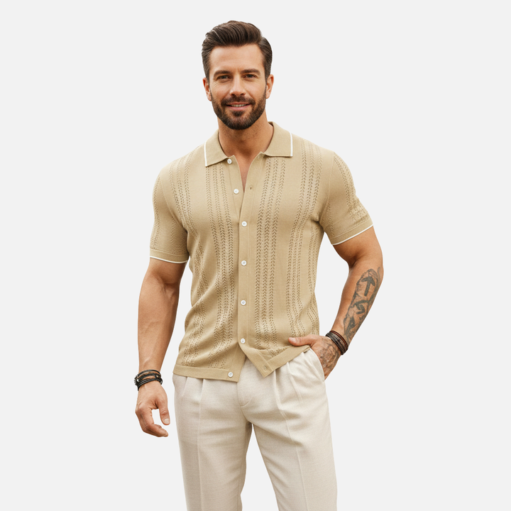 Laurior | Polo business casual pour homme – Coupe estivale ajustée