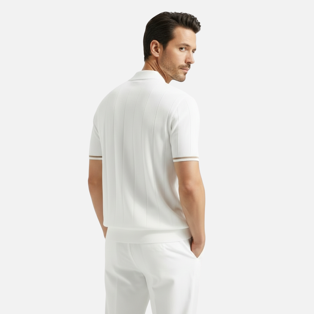 Laurior | Polo d'été léger pour homme coupe ajustée