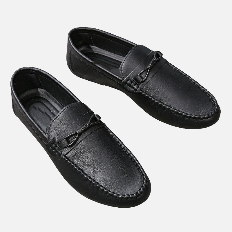 Laurior | Chaussures décontractées homme en simili cuir respirant