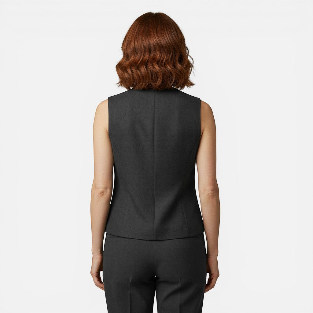 Laurior  | Blazer sans manches slim fit pour femme Style intemporel et ajusté