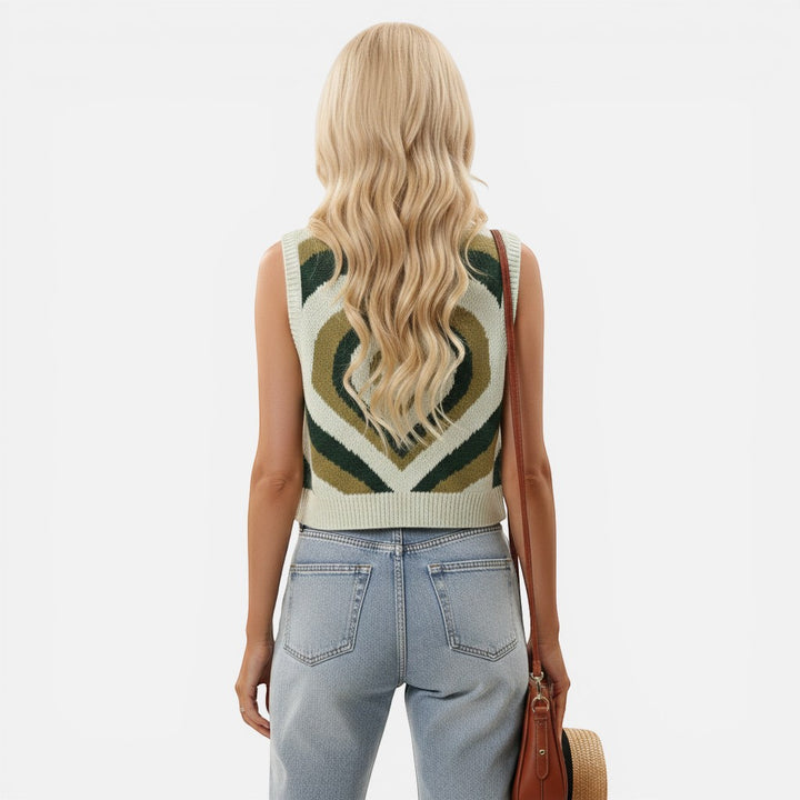 Laurior | Débardeur ajusté en tricot pour femme pour l'été