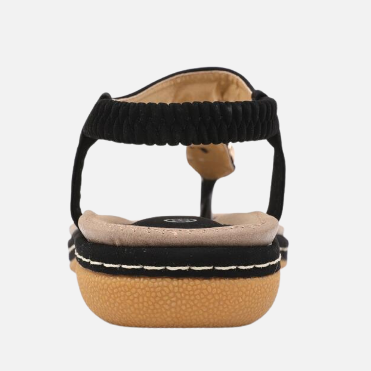 Laurior | Sandales plateforme décontractées pour femme avec bride à la cheville