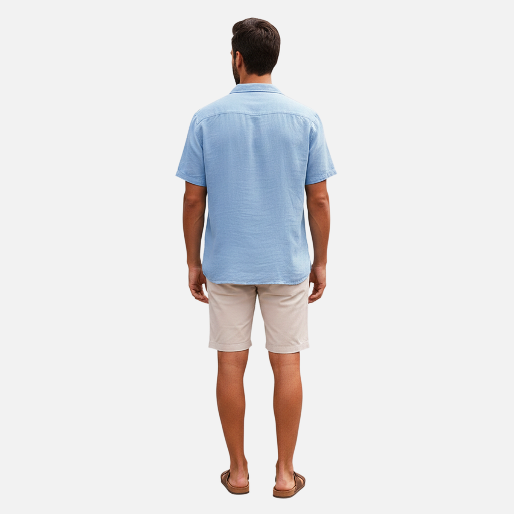 Laurior | Chemise ample en légère en coton pour homme, respirante pour l’été