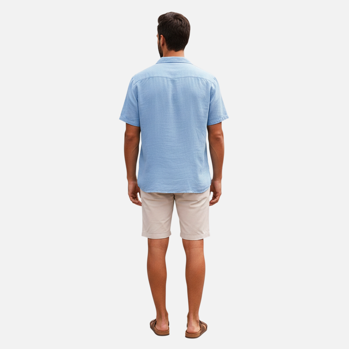 Laurior | Chemise ample en légère en coton pour homme, respirante pour l’été