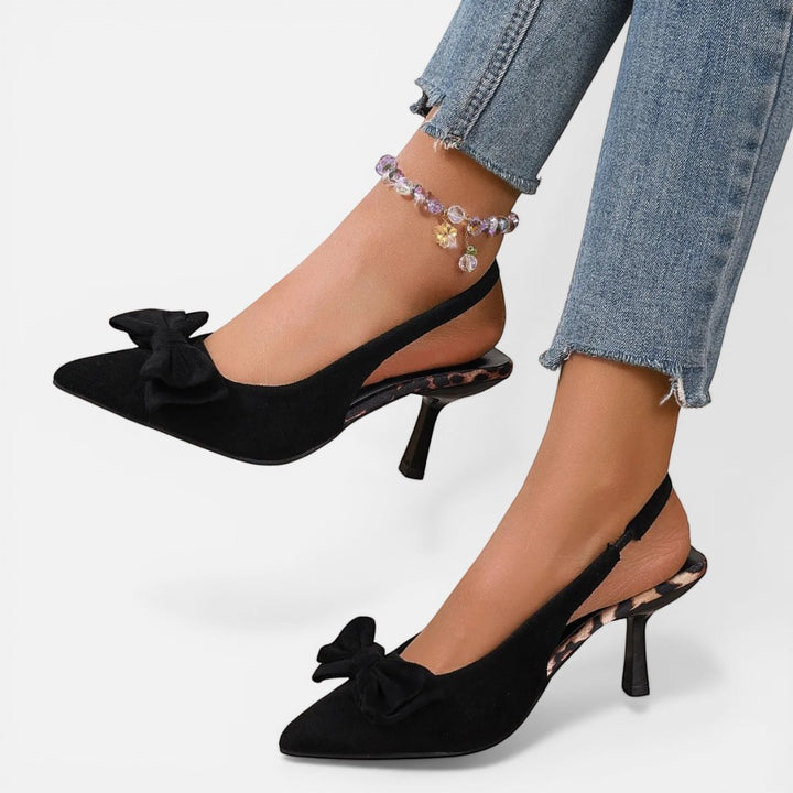 Laurior | Escarpins à bout ouvert pour femme – Chaussures de soirée formelles