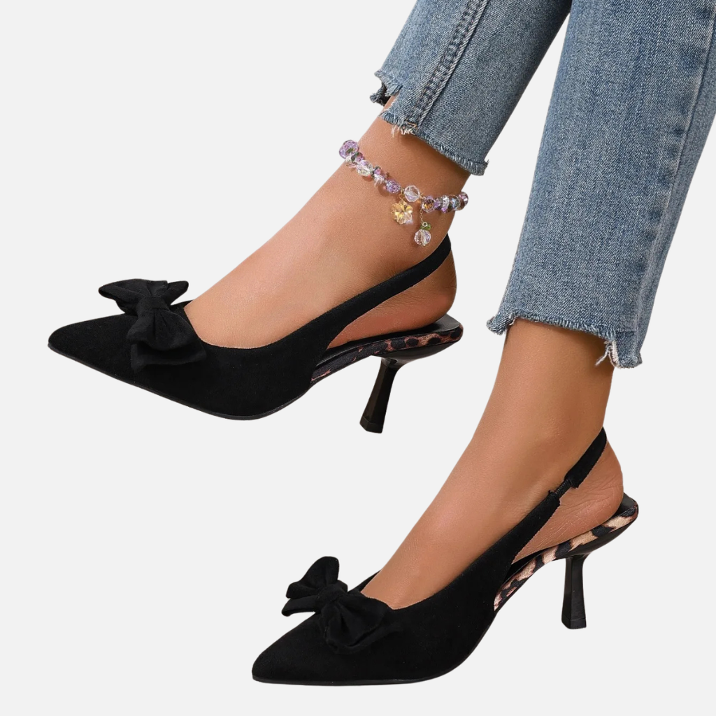 Laurior | Escarpins à bout ouvert pour femme – Chaussures de soirée formelles