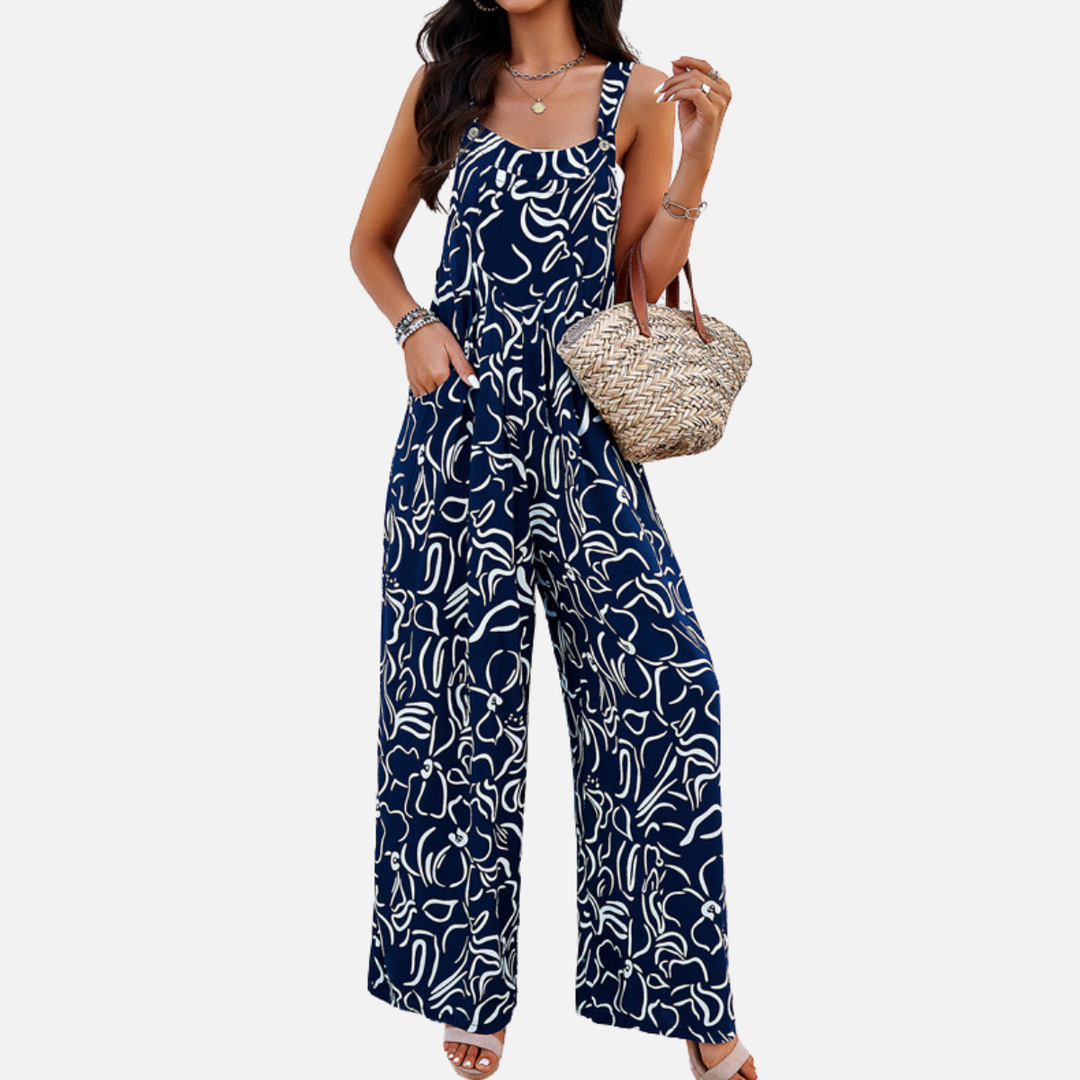 Laurior | Combinaison large confortable pour femme avec poches