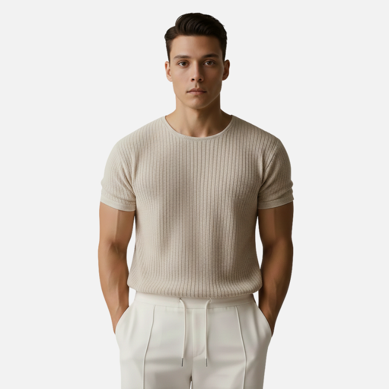 Laurior | T-shirt coton maille homme