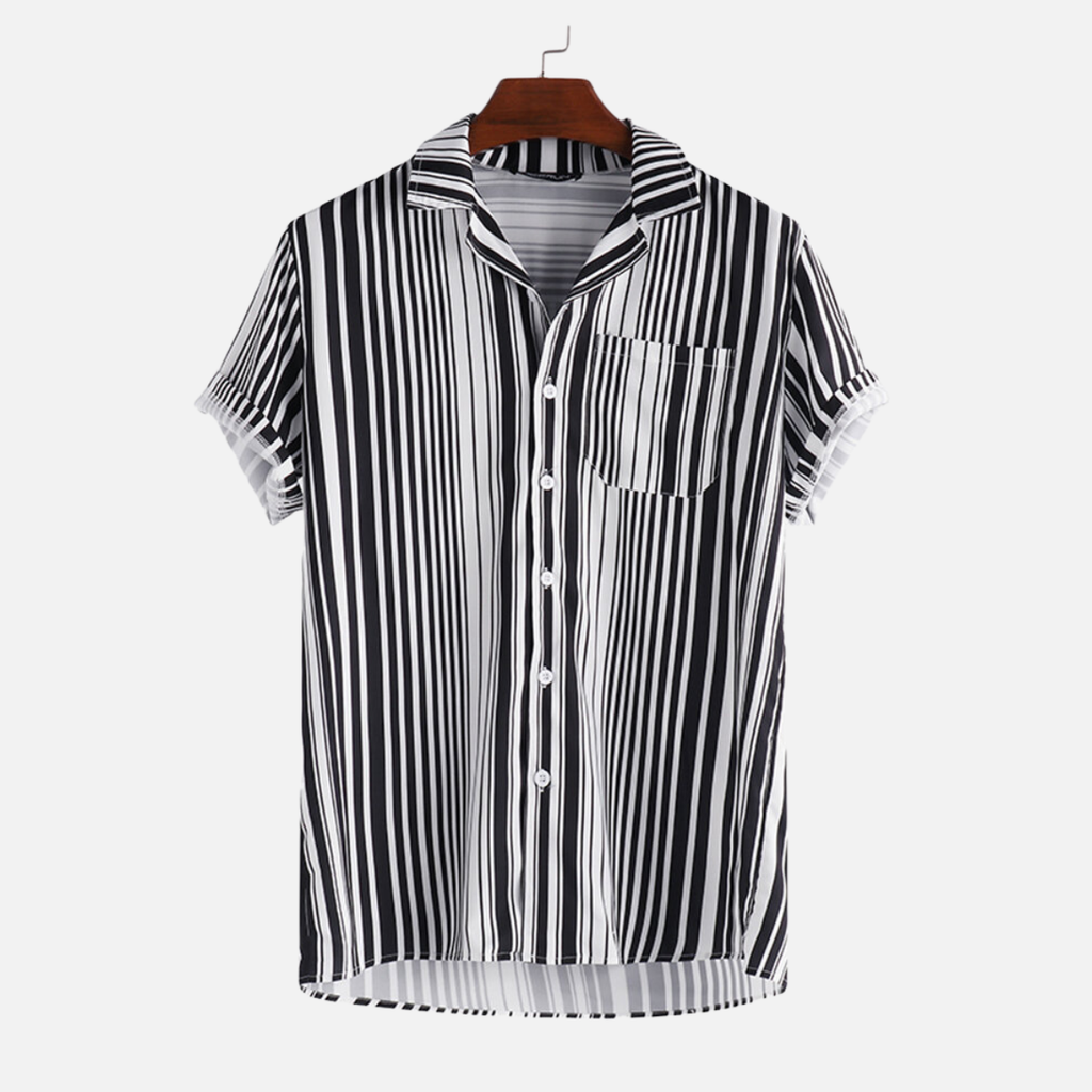 Laurior | Chemise hawaïenne légère pour homme pour vacances à la plage
