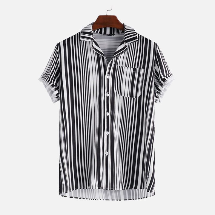 Laurior | Chemise hawaïenne légère pour homme pour vacances à la plage