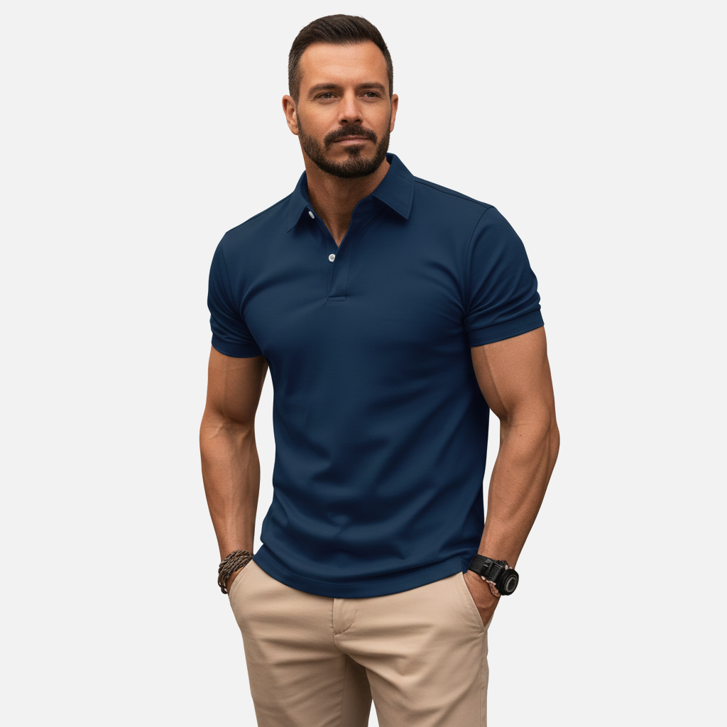 Laurior | Polo classique pour homme, idéal pour les tenues décontractées estivales