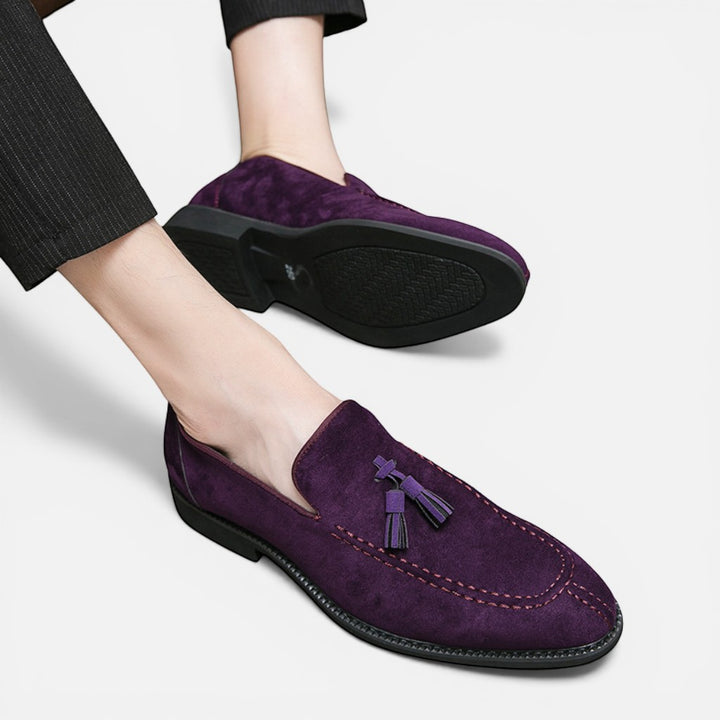 Laurior | Chaussures en daim antidérapantes pour homme, coupe respirante