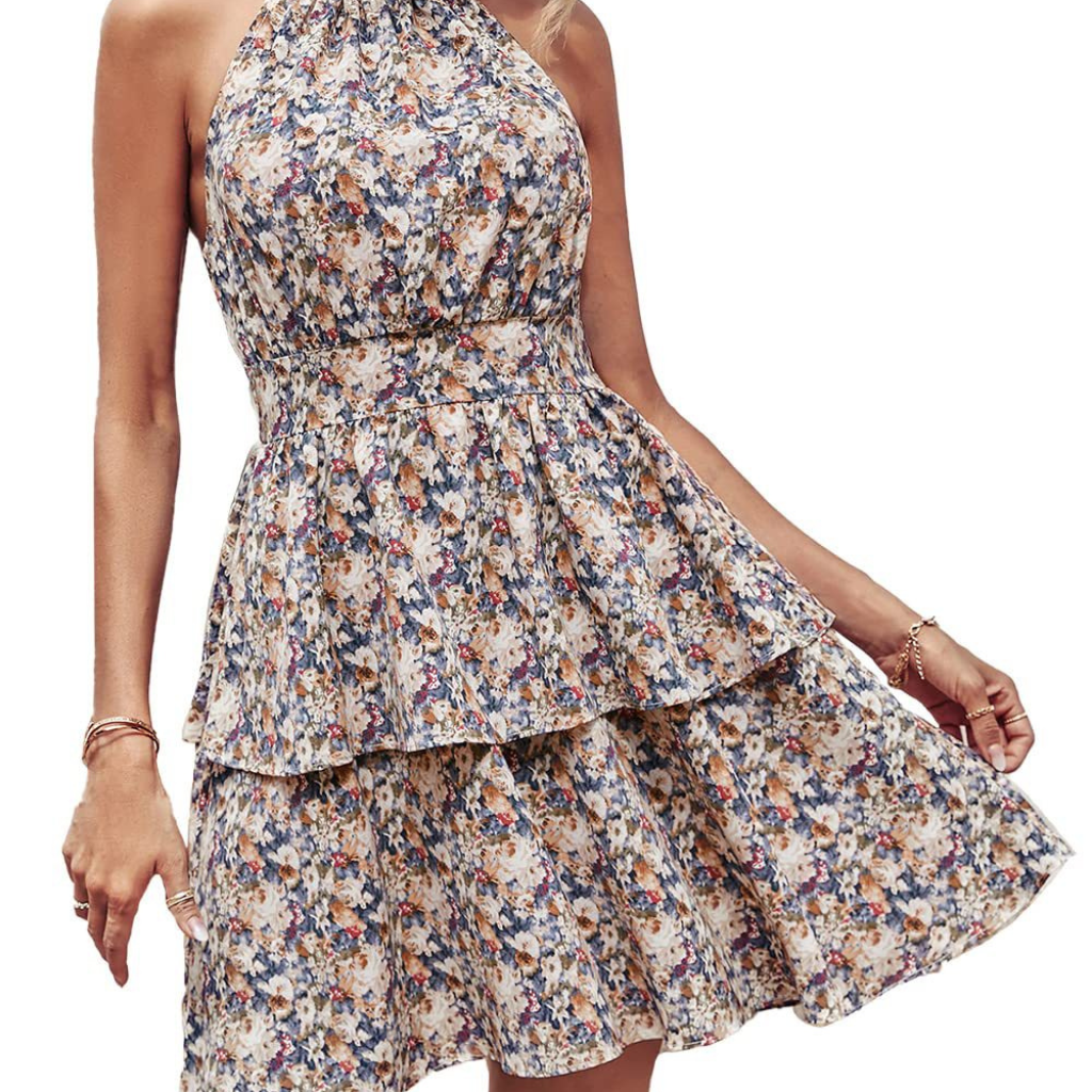 Laurior | Robe d'été à dos nu pour femme, pour la plage