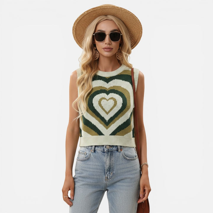 Laurior | Débardeur ajusté en tricot pour femme pour l'été