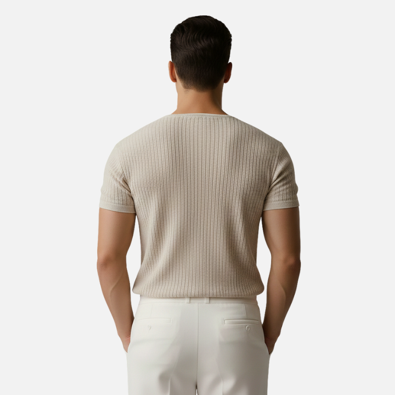 Laurior | T-shirt coton maille homme