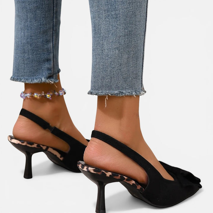 Laurior | Escarpins à bout ouvert pour femme – Chaussures de soirée formelles