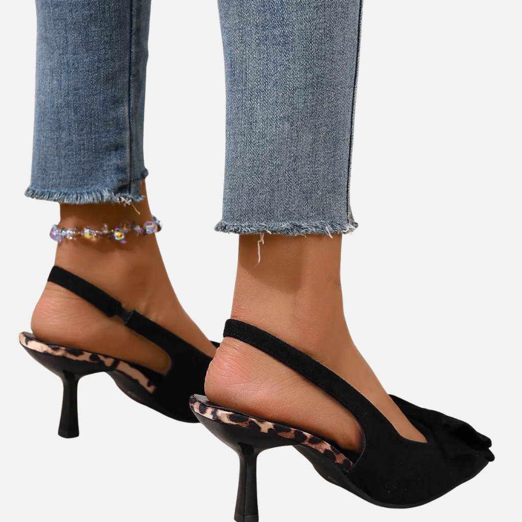 Laurior | Escarpins à bout ouvert pour femme – Chaussures de soirée formelles