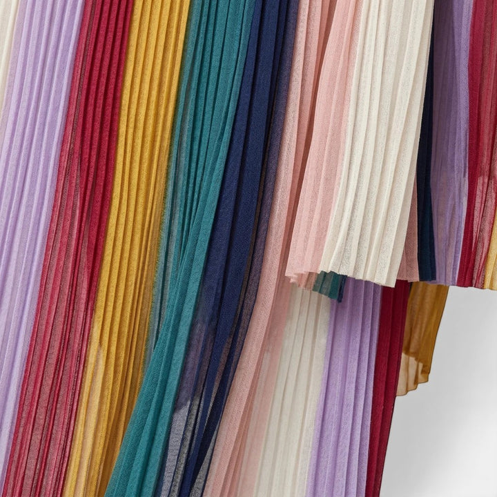 Laurior | Robe Maxi Bustier Femme Style Bohème Dos Ouvert Imprimée Sexy Été Chic en tissu plissé coloré
