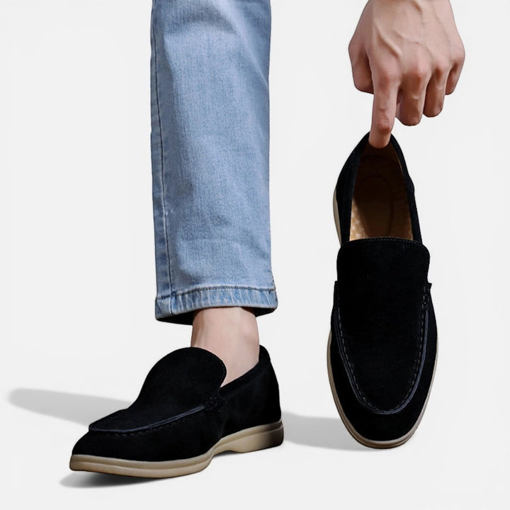 Laurior | Mocassins en daim pour homme – Chaussures de luxe souples et confortables
