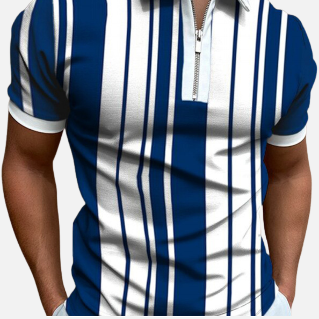 Laurior | Polo pour homme en coton piqué confort classique à manches courtes