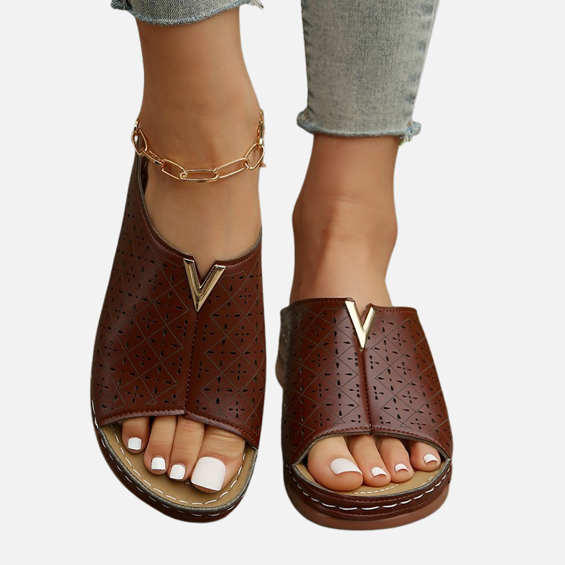 Laurior | Sandales Compensées Femme Plateforme Usage Quotidien