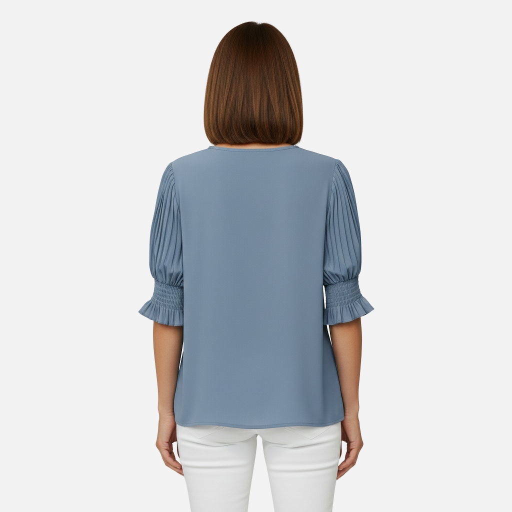 Laurior | Blouse élégante en mousseline pour femmes, idéale pour le bureau