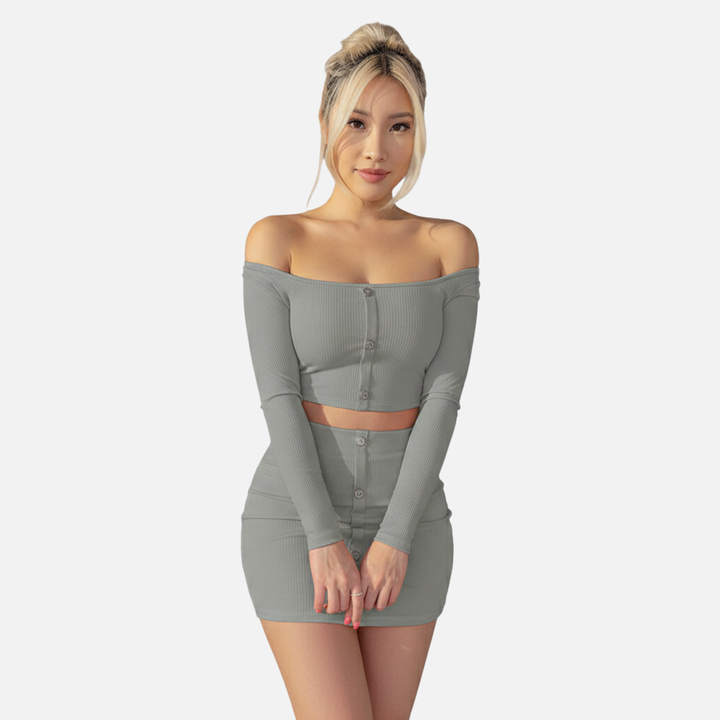 Laurior | Ensemble jupe moulante élégant pour femme, idéal pour les occasions spéciales