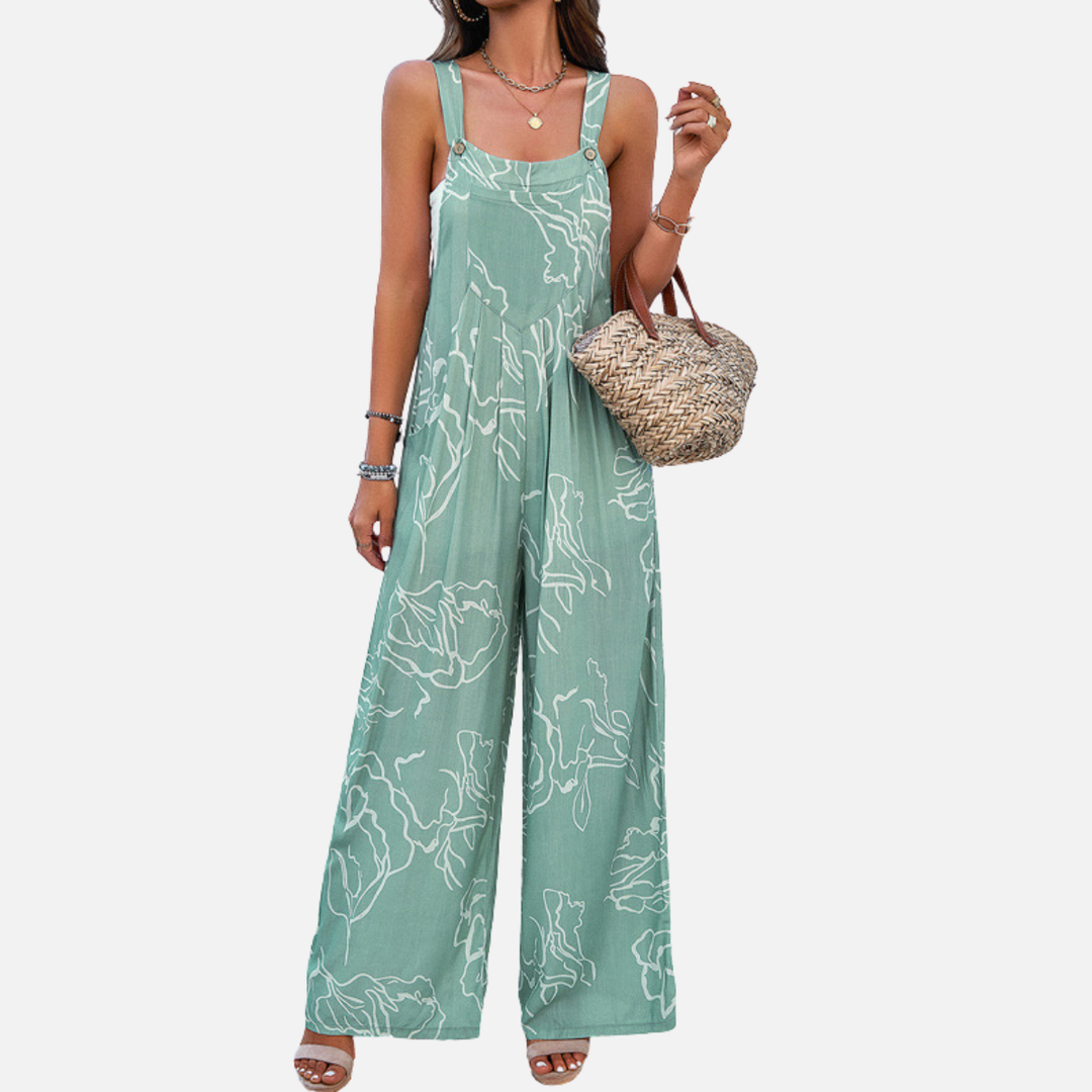 Laurior | Combinaison large confortable pour femme avec poches