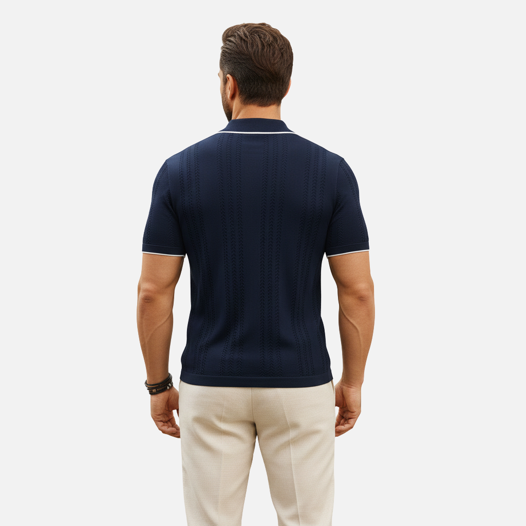 Laurior | Polo business casual pour homme – Coupe estivale ajustée