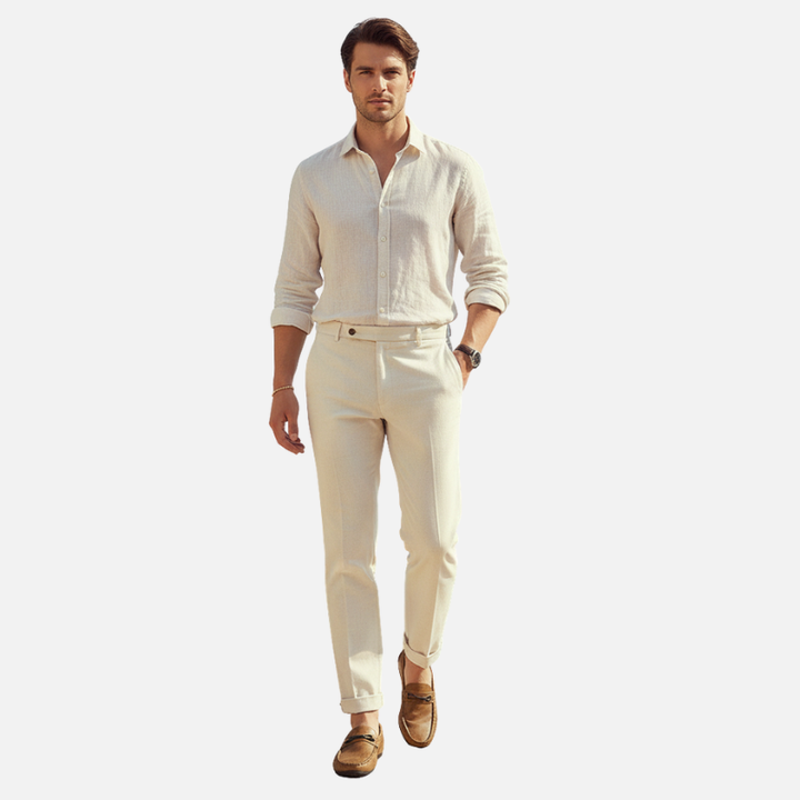 Laurior | Chaussures décontractées homme en simili cuir respirant