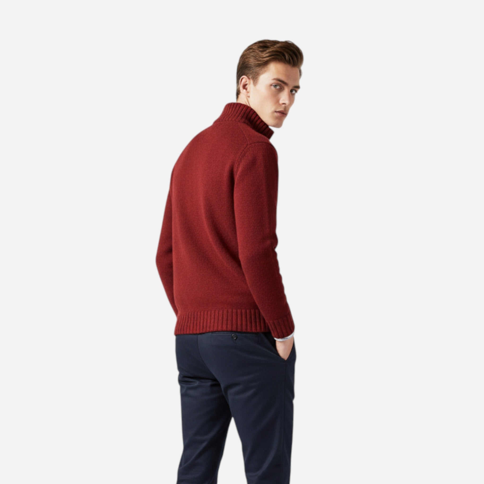 Laurior | Pull Homme à Manches Longues en Maille