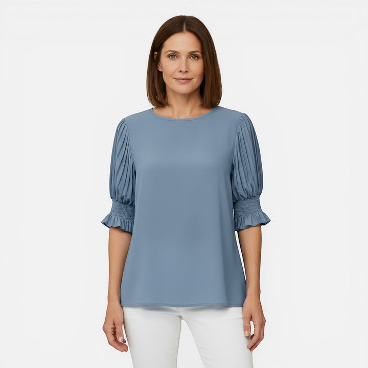 Laurior | Blouse élégante en mousseline pour femmes, idéale pour le bureau