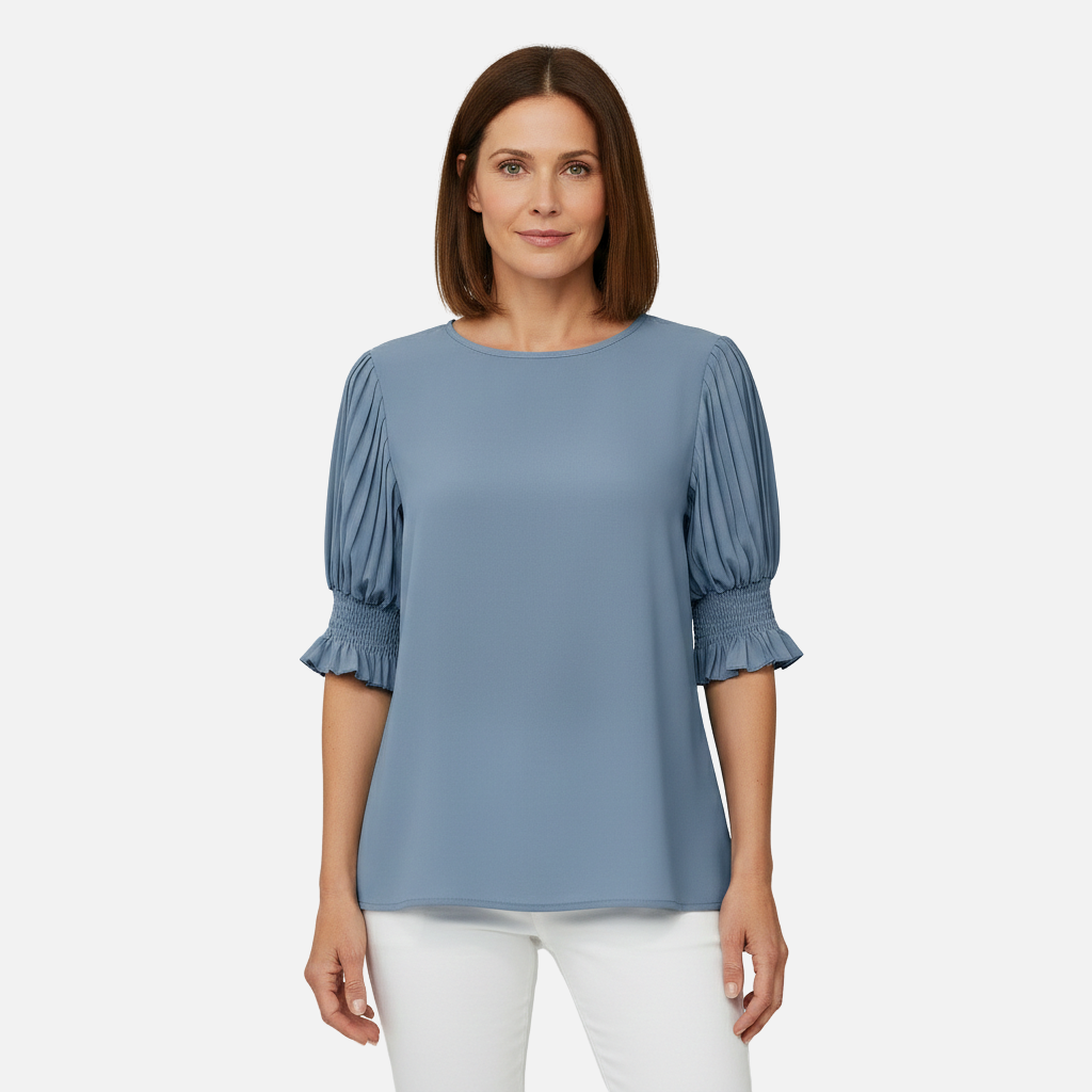 Laurior | Blouse élégante en mousseline pour femmes, idéale pour le bureau