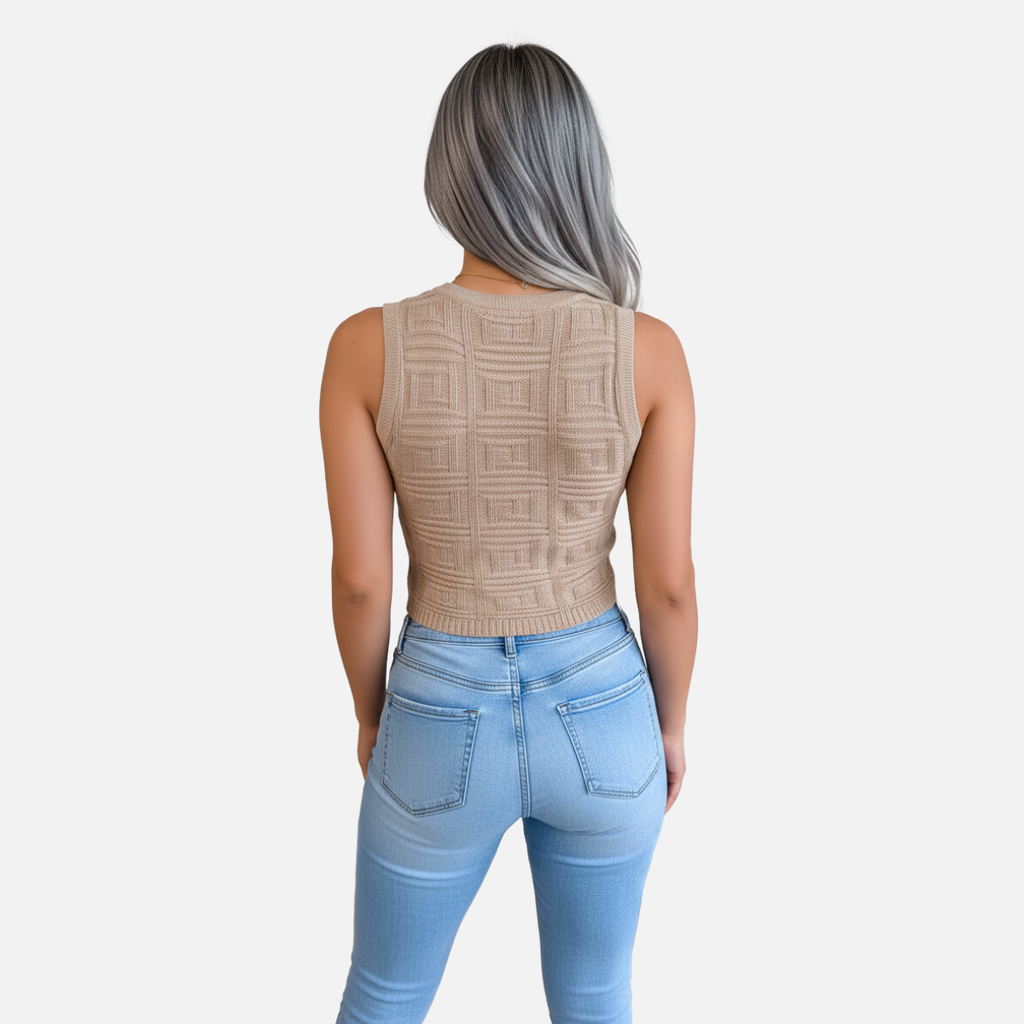 Laurior | Top court respirant pour femme coupe ajustée