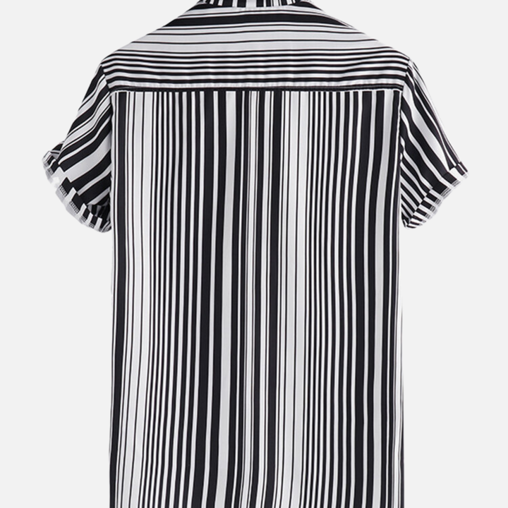 Laurior | Chemise hawaïenne légère pour homme pour vacances à la plage