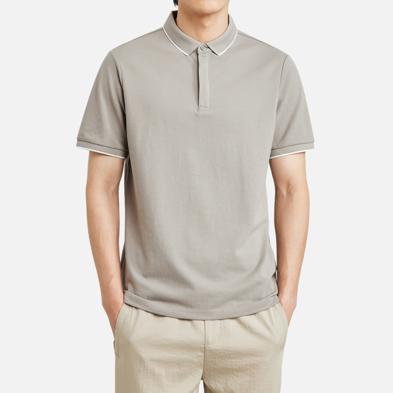 Laurior | Polo Slim-Fit de Luxe Homme