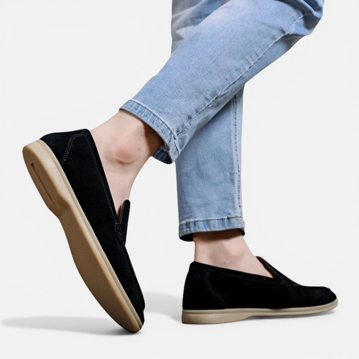 Laurior | Mocassins en daim pour homme – Chaussures de luxe souples et confortables