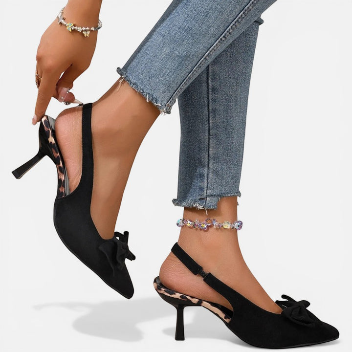 Laurior | Escarpins à bout ouvert pour femme – Chaussures de soirée formelles