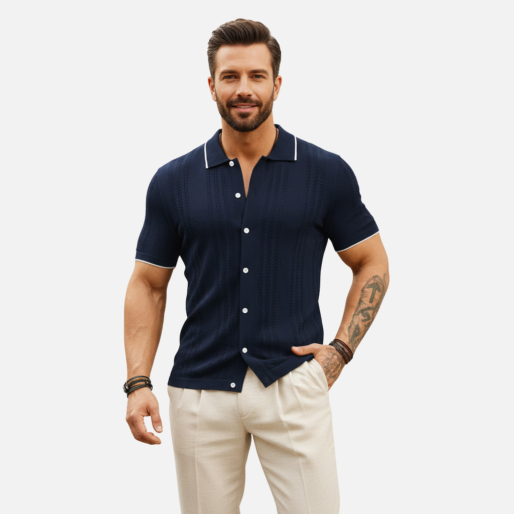 Laurior | Polo business casual pour homme – Coupe estivale ajustée