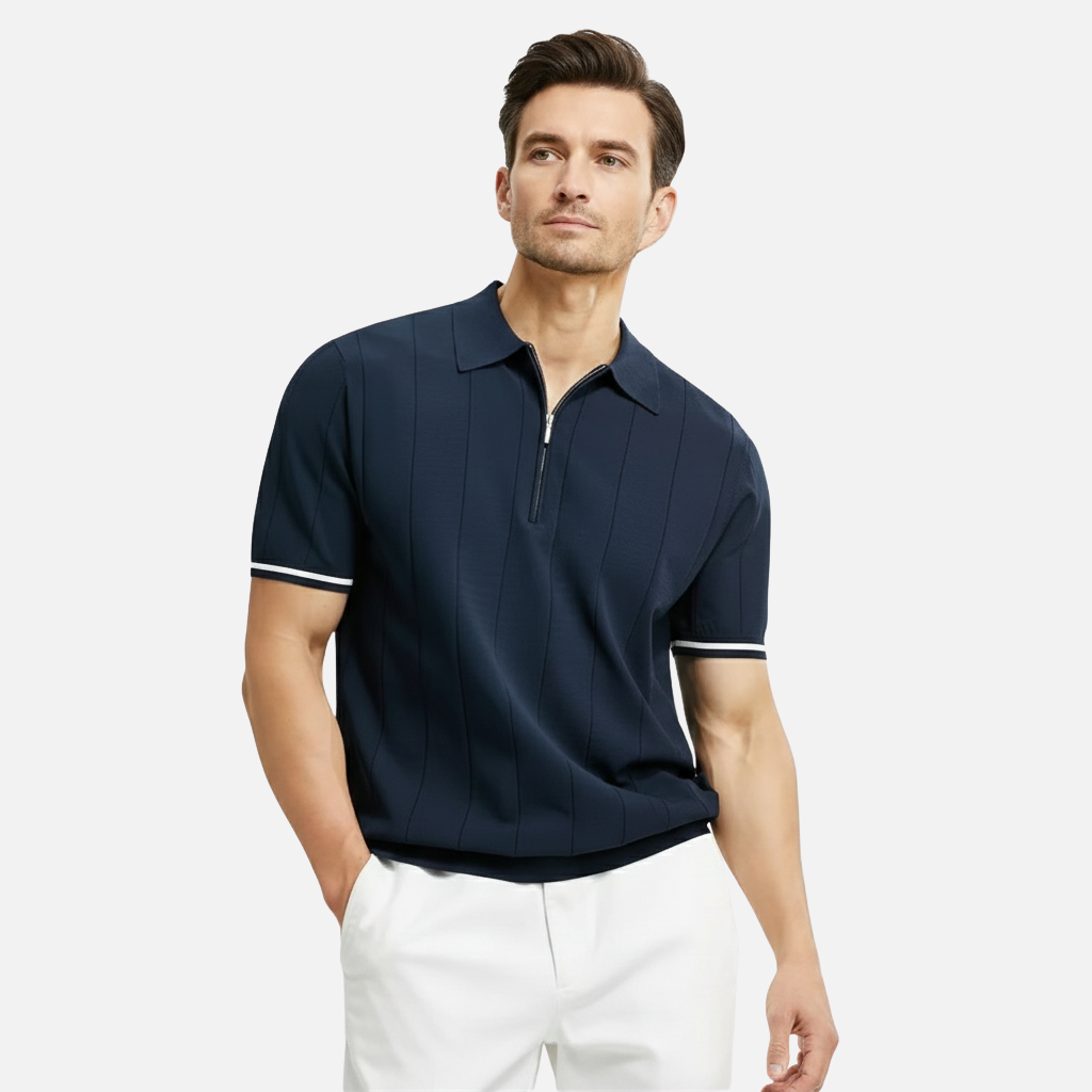 Laurior | Polo d'été léger pour homme coupe ajustée