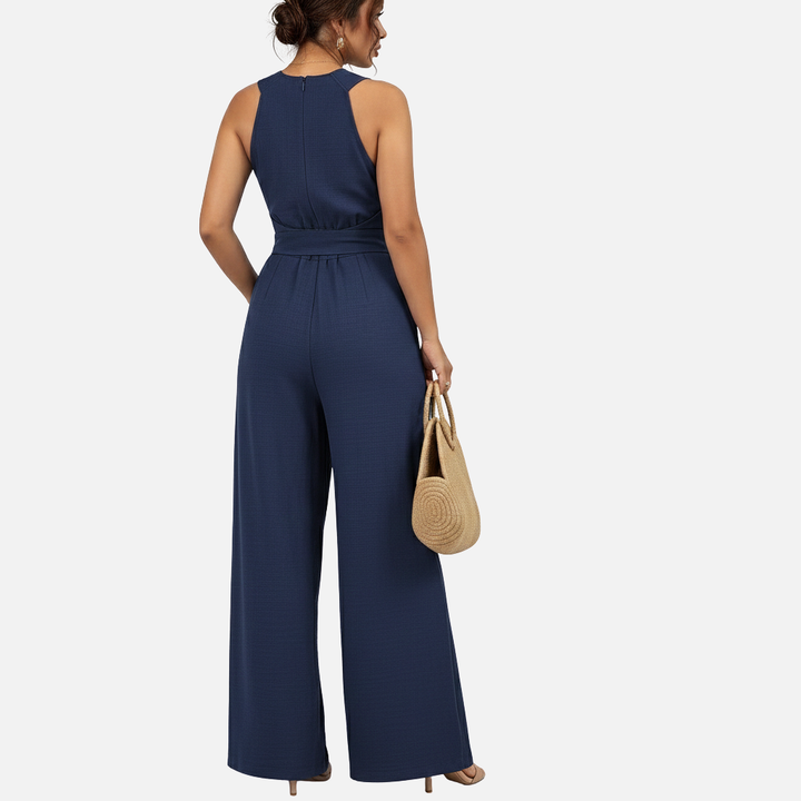 Laurior | Combinaison habillée dos nu pour femme, coupe large