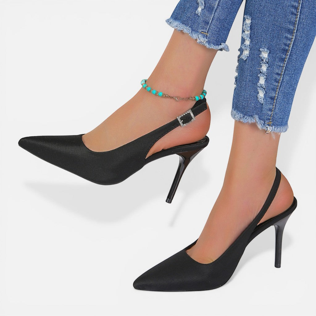 Laurior | Escarpins Stiletto à Bout Pointu pour Femme – Été