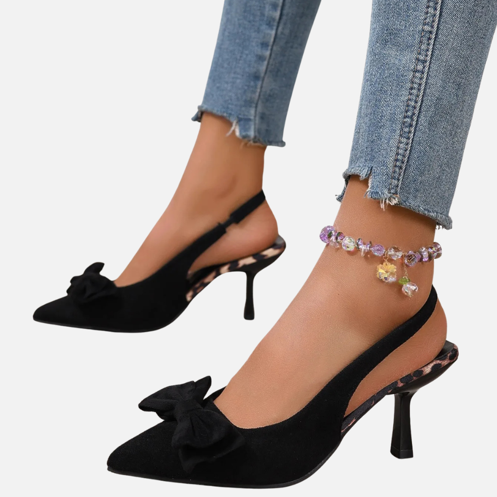 Laurior | Escarpins à bout ouvert pour femme – Chaussures de soirée formelles
