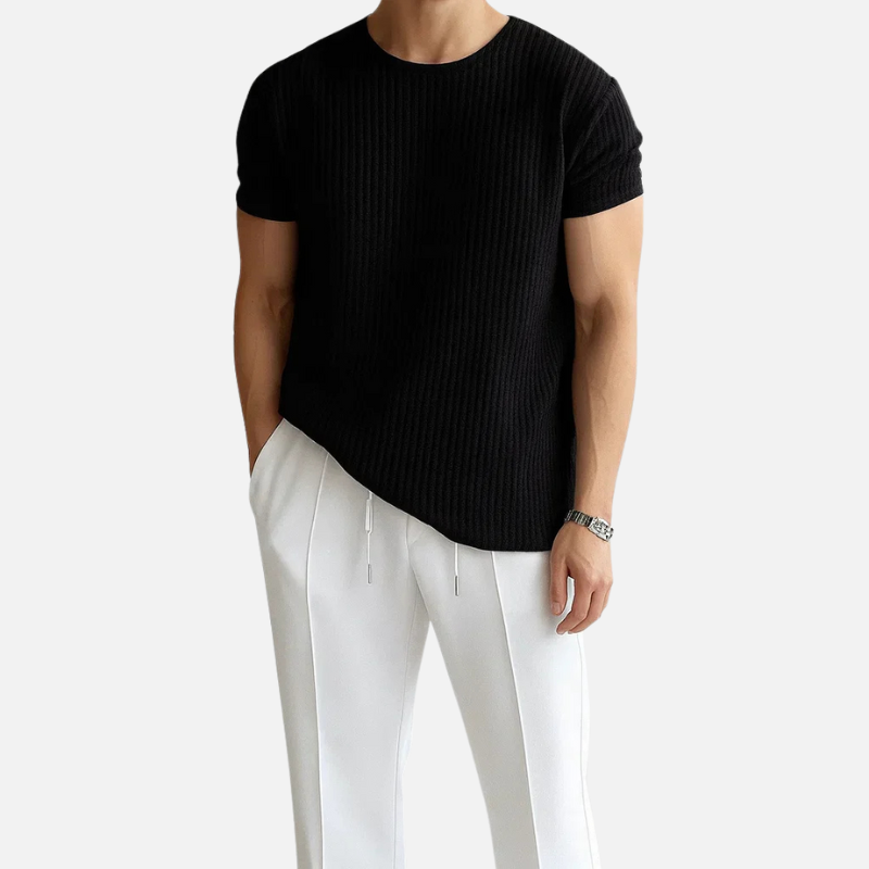 Laurior | T-shirt coton maille homme