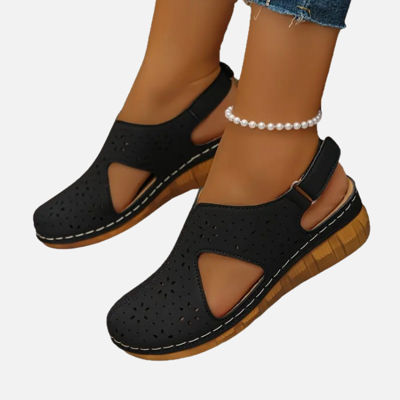 Laurior | Sandales compensées femme maintien été