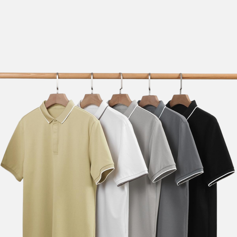 Laurior | Polo Slim-Fit de Luxe Homme