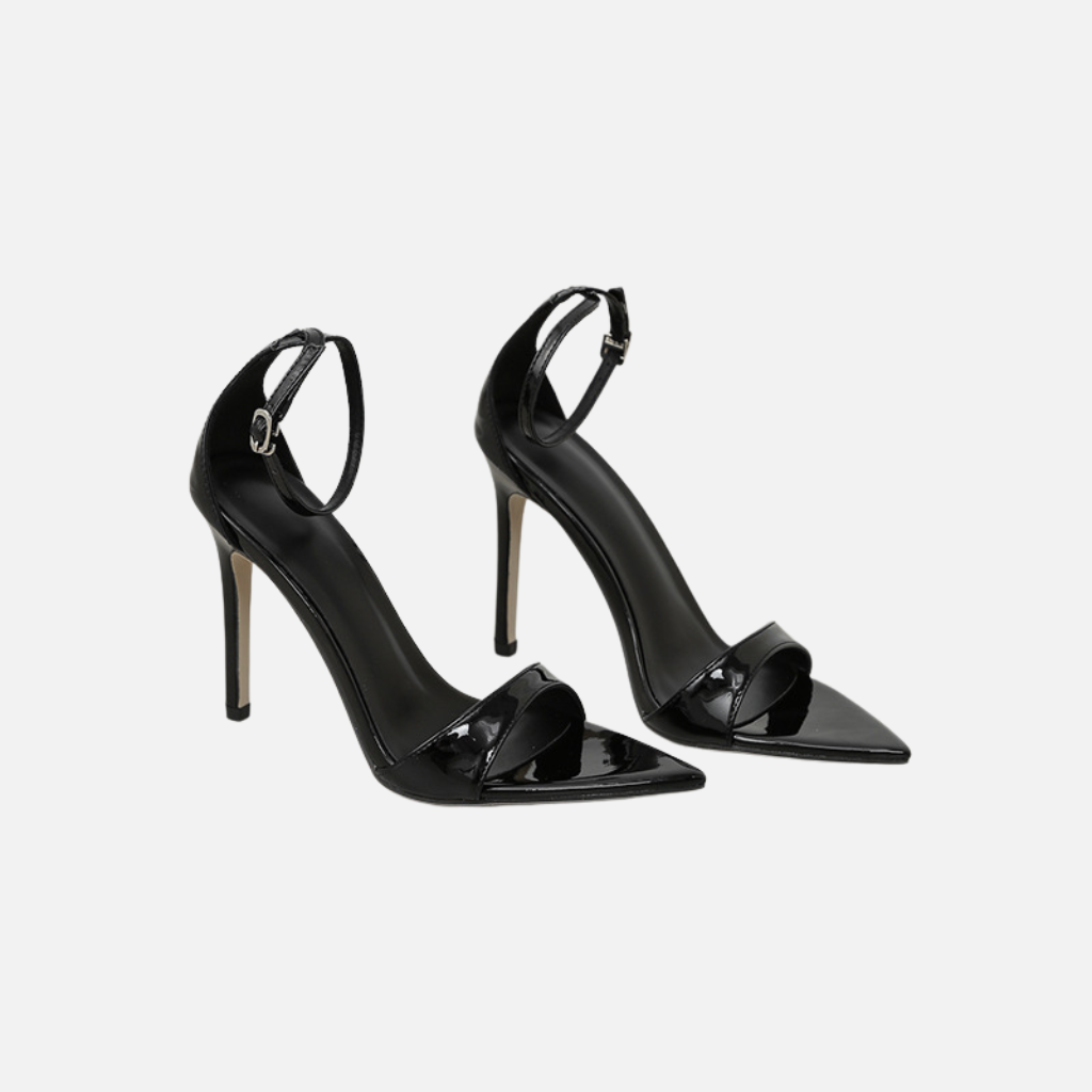 Laurior | Sandales classiques à bout pointu pour femme à talon bas