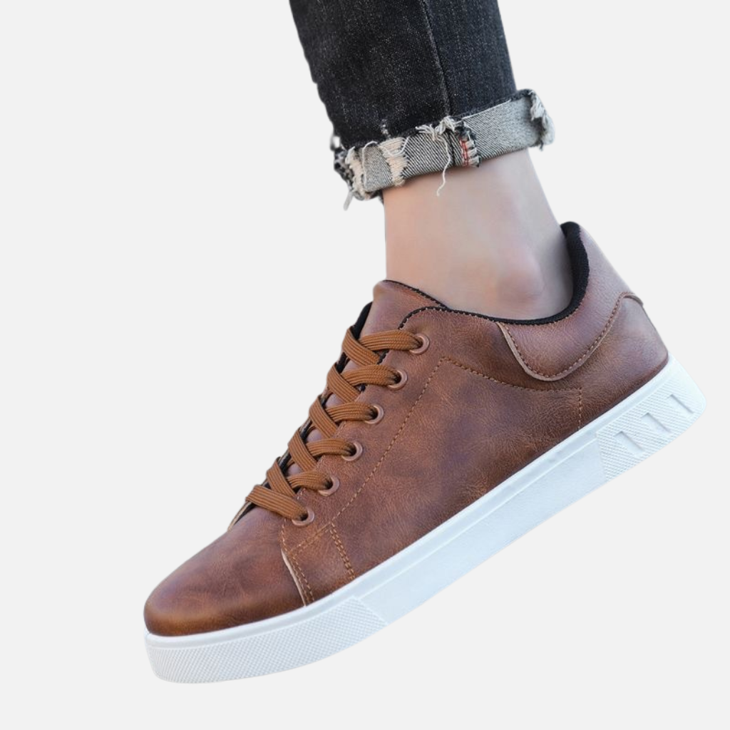 Laurior | Chaussures à Lacets pour Homme Décontractées Confort Plates